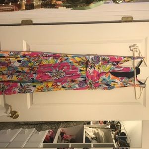Like new Lily pulitzer long sleeveless long dress